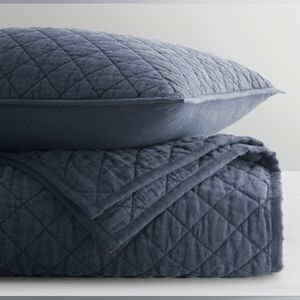 RH Washed Linen - Cotton Diamond Toddler Quilt